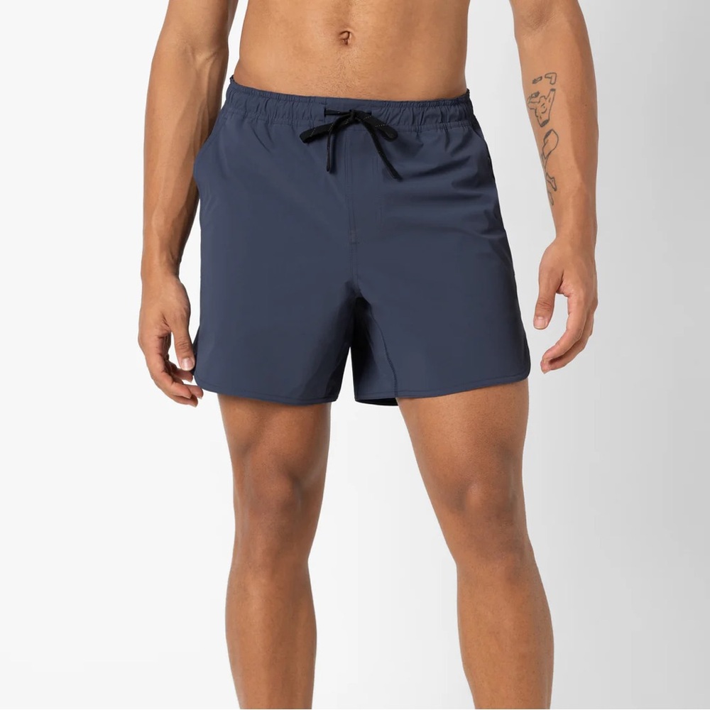 Bearbottom - Navy Echo Shorts 5.5” Unlined